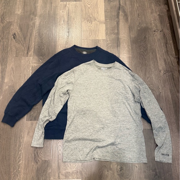 Duluth Trading Co Other - Men’s 2-Pack Long Sleeve & Crewneck Sweater